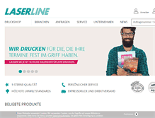 Tablet Screenshot of laser-line.de